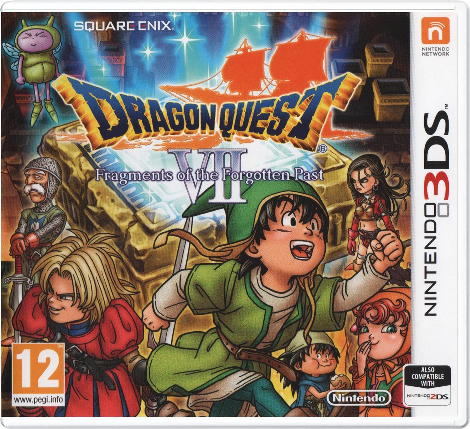 Portada de Dragon Quest VII: Fragments of the Forgotten Past para 3DS (PAL España)