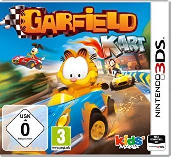 Portada de Garfield Kart para 3DS (PAL España)
