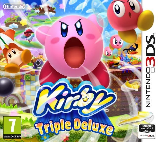 Portada de Kirby Triple Deluxe para 3DS (PAL España)