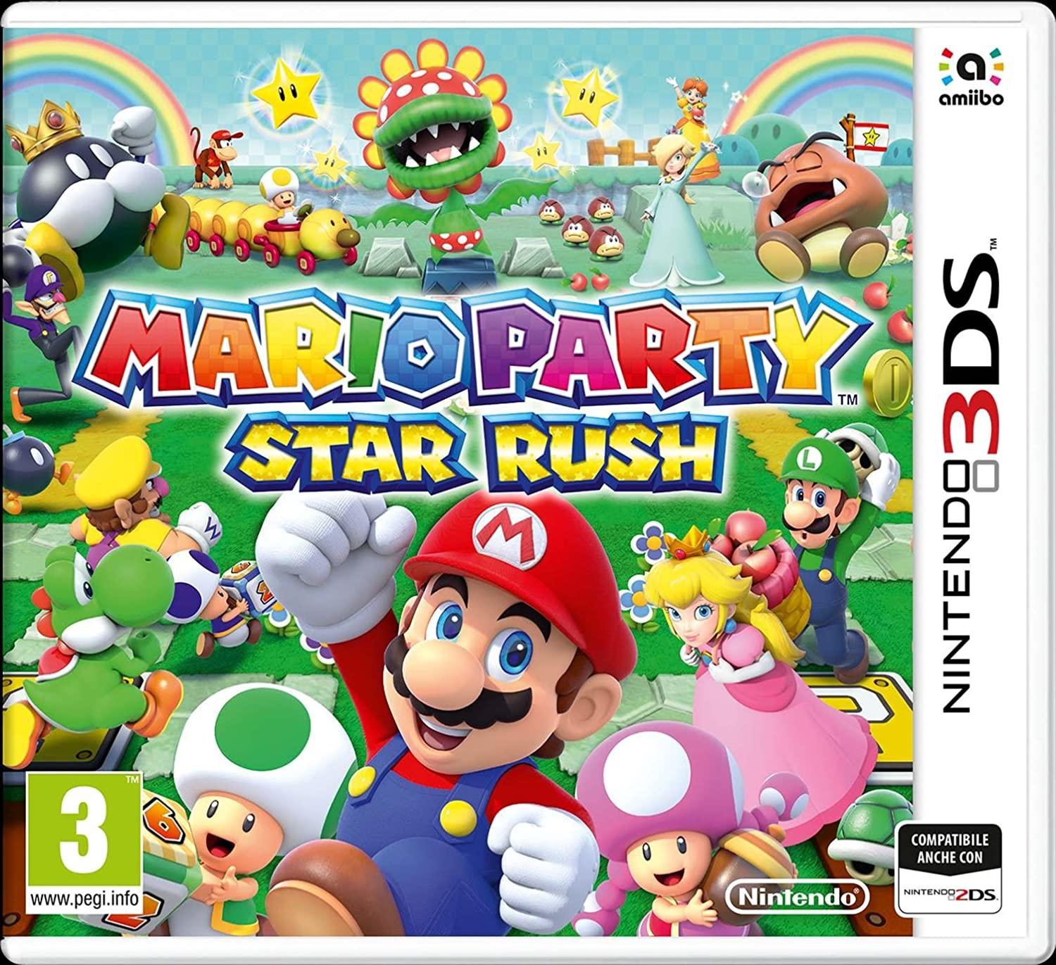 Portada de Mario Party Star Rush para 3DS (PAL España)