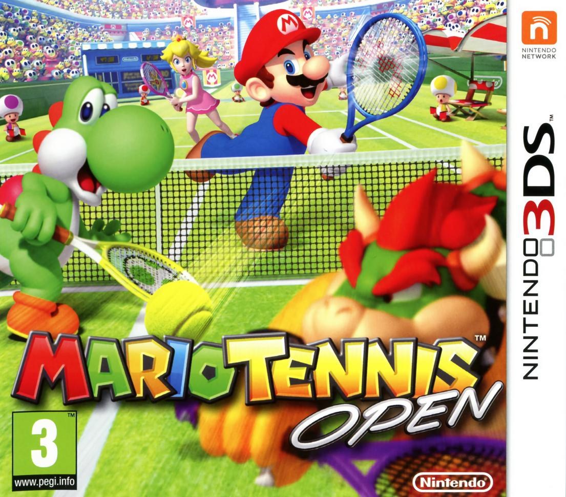 Portada de Mario Tennis Open para 3DS (PAL España)
