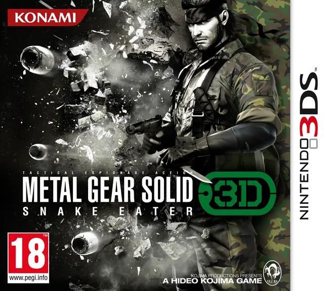 Portada de Metal Gear Solid 3D: Snake Eater para 3DS (PAL España)