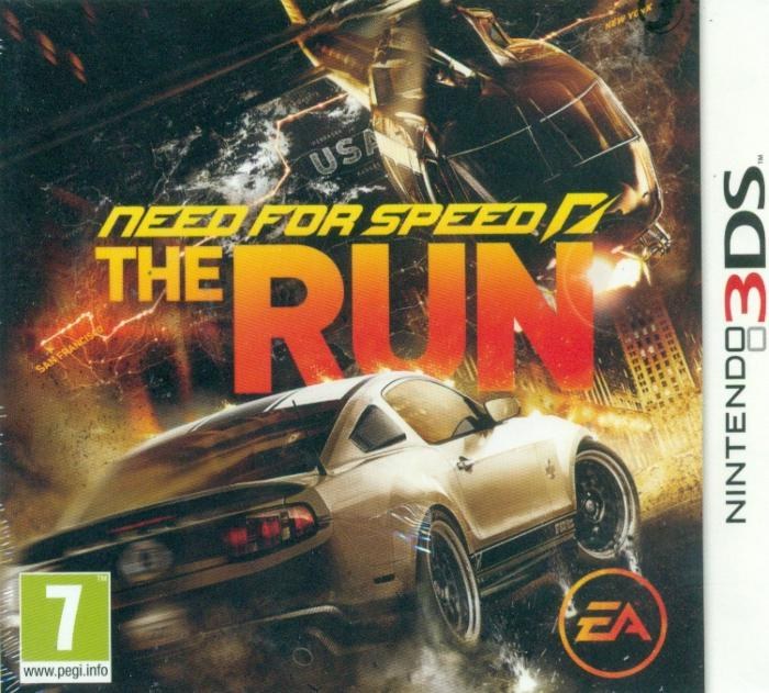 Portada de Need For Speed: The Run para 3DS (PAL España)