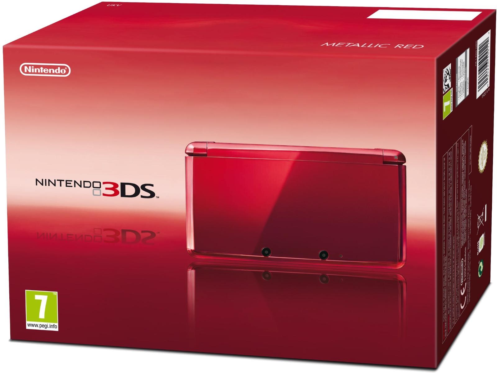 Nintendo 3DS Metallic Red