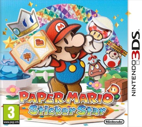 Portada de Paper Mario: Sticker Star para 3DS (PAL España)