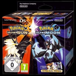 Portada de Pokemon Ultra Sun & Pokemon Ultra Moon Dual Edition para Nintendo 3DS (PAL España)