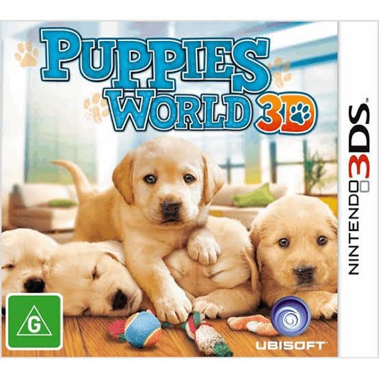 Portada de Puppies World 3D para 3DS (PAL España)