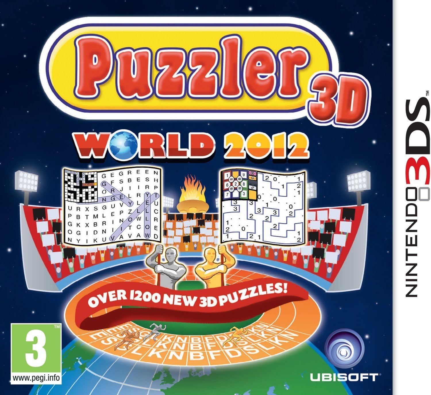 Portada de Puzzler World 2012 3D para Nintendo 3DS (PAL España)