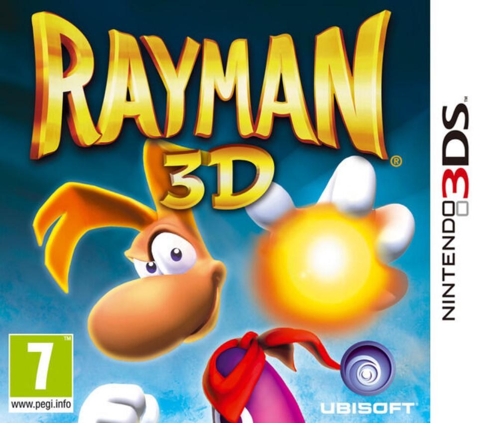 Portada de Rayman 3D para 3DS (PAL España)