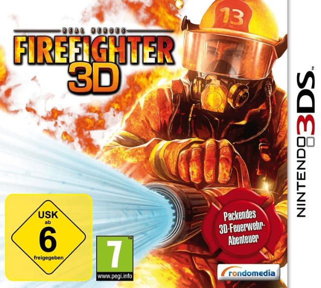 Portada de Real Heroes: Firefighter 3D para 3DS (PAL España)