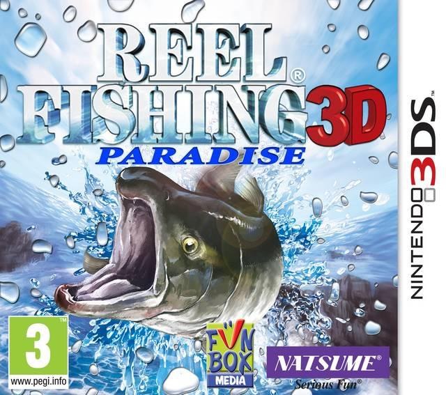 Portada de Reel Fishing 3D Paradise para 3DS (PAL España)