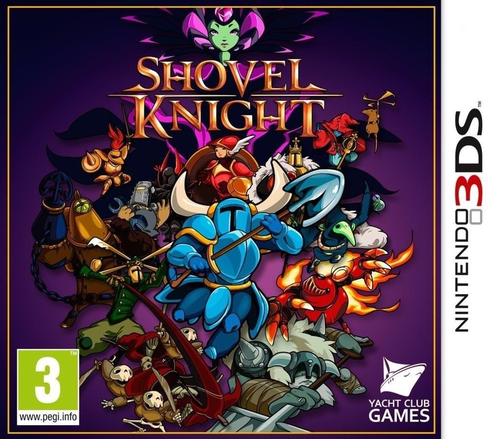 Portada de Shovel Knight para 3DS (PAL España)