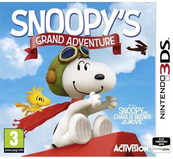 Portada de Snoopy's Grand Adventure para Nintendo 3DS (PAL España)