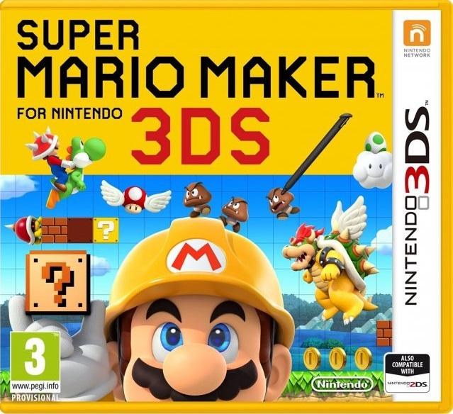 Portada de Super Mario Maker para 3DS (PAL España)