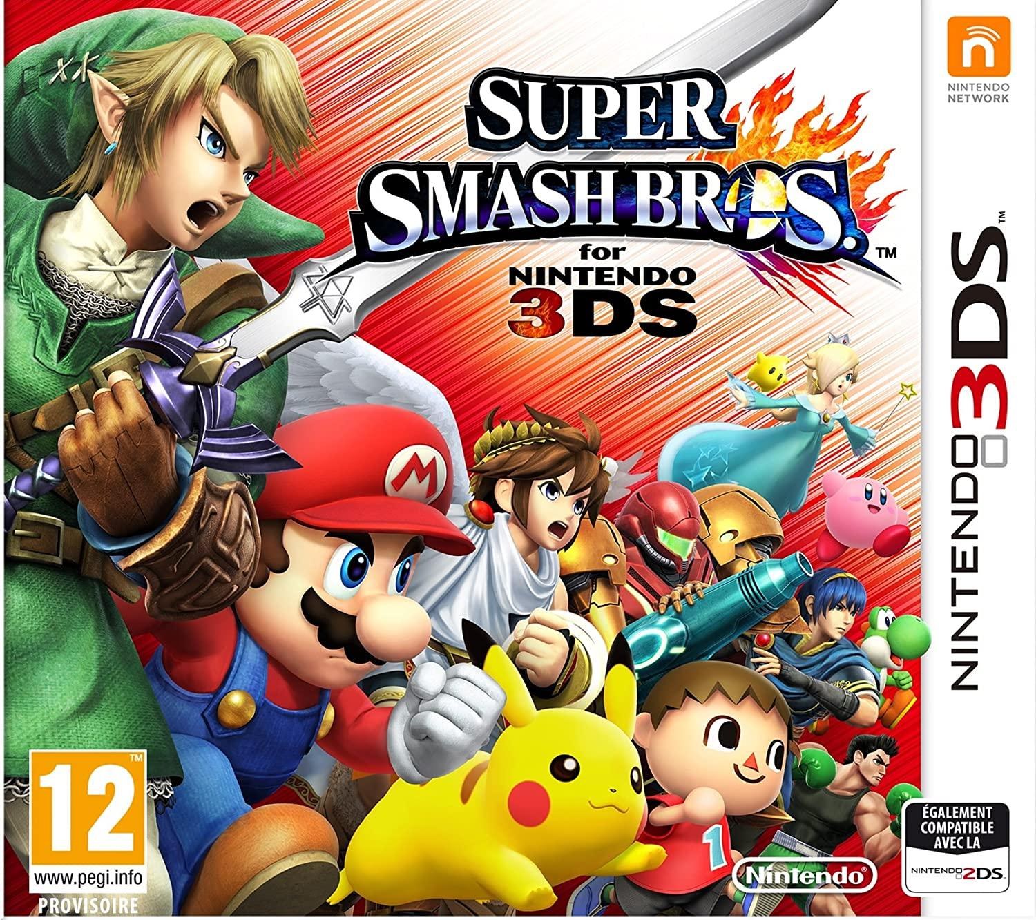 Portada de Super Smash Bros. for Nintendo 3DS para 3DS (PAL España)