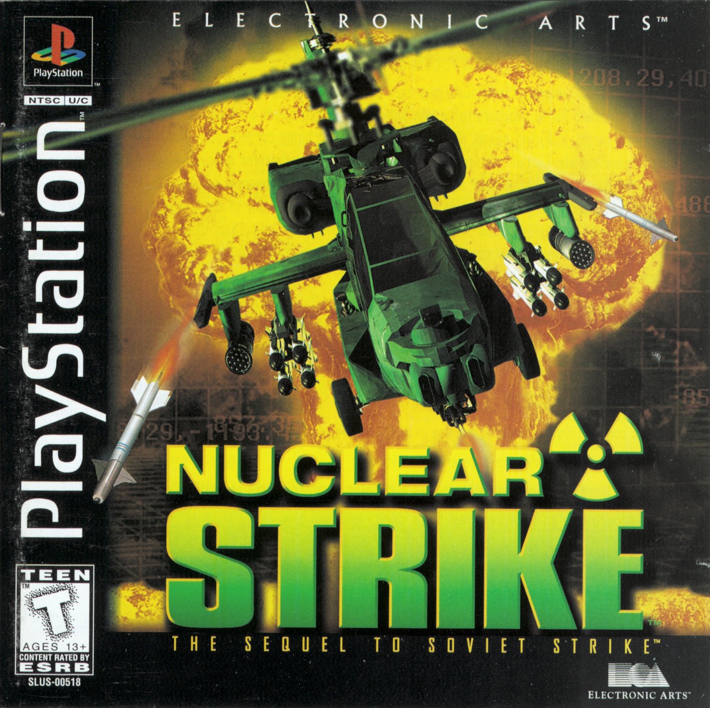 Portada de Nuclear Strike · NTSC USA