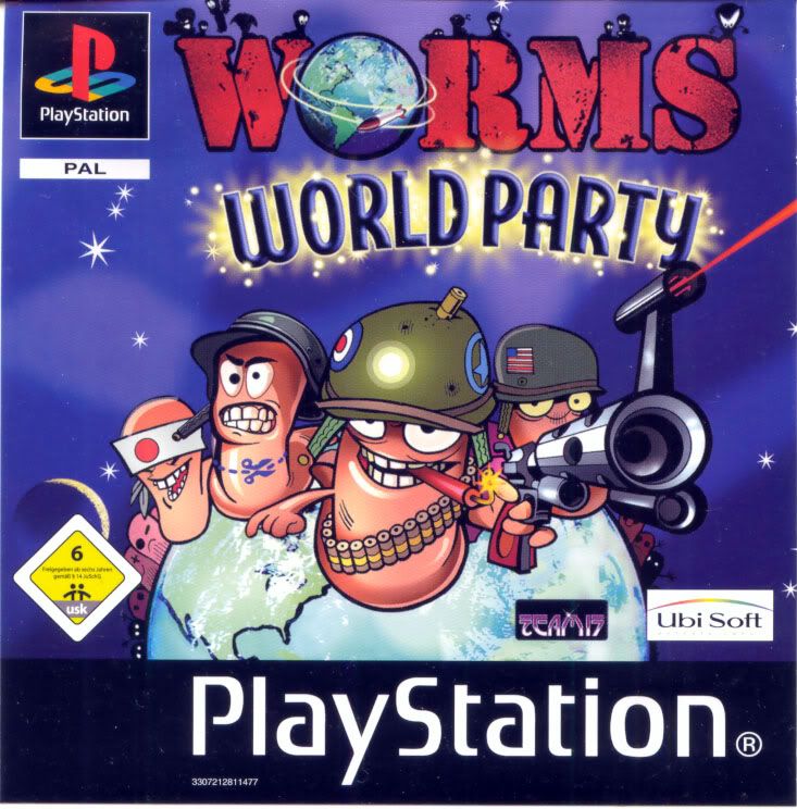 Portada de Worms World Party · DE