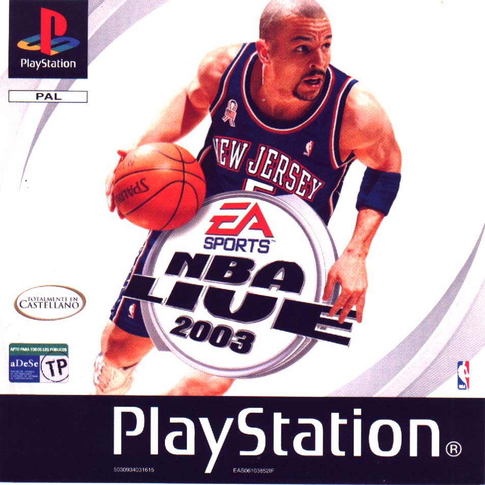 Portada de NBA Live 2003 · PAL España