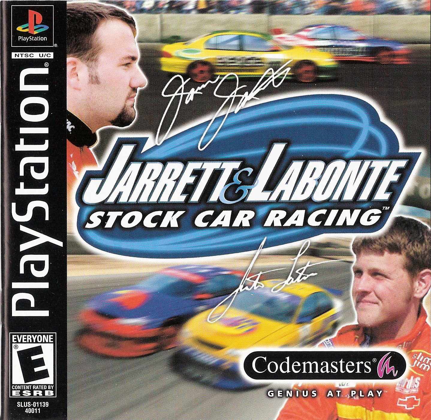 Portada de Jarrett & Labonte Stock Car Racing · NTSC USA