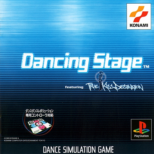 Portada de Dancing Stage Featuring True Kiss Destination Estándar para PS1 (JP)