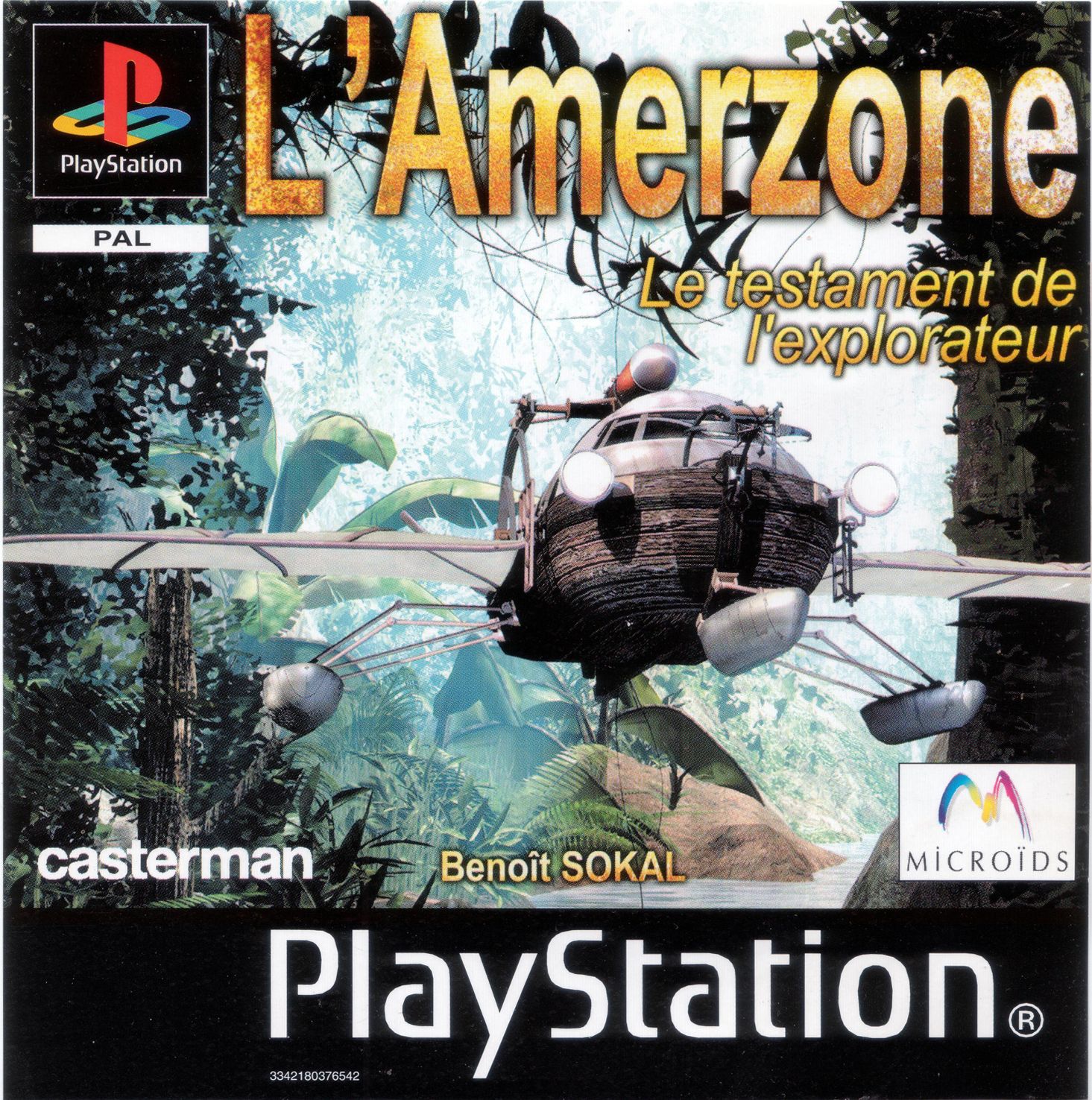 Portada de L'Amerzone - Le Testament de L'Explorateur · PAL Francia