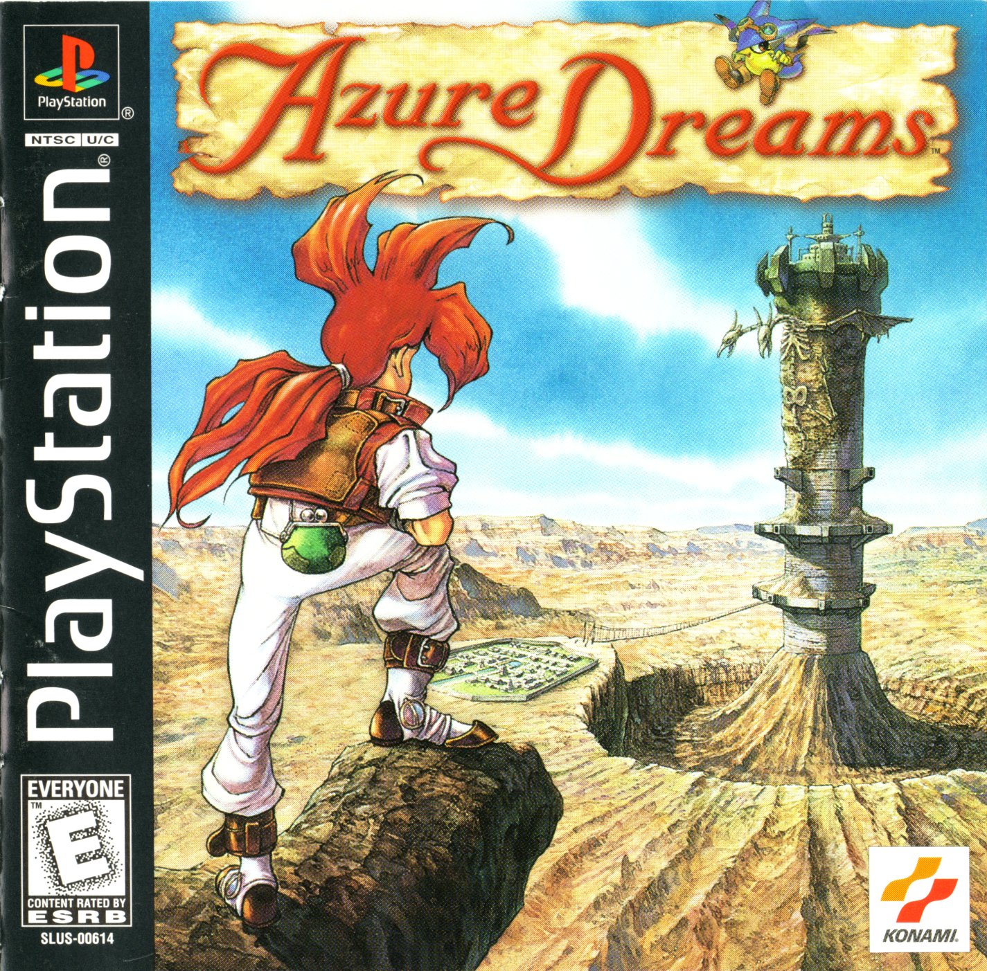 Portada de Azure Dreams · NTSC USA