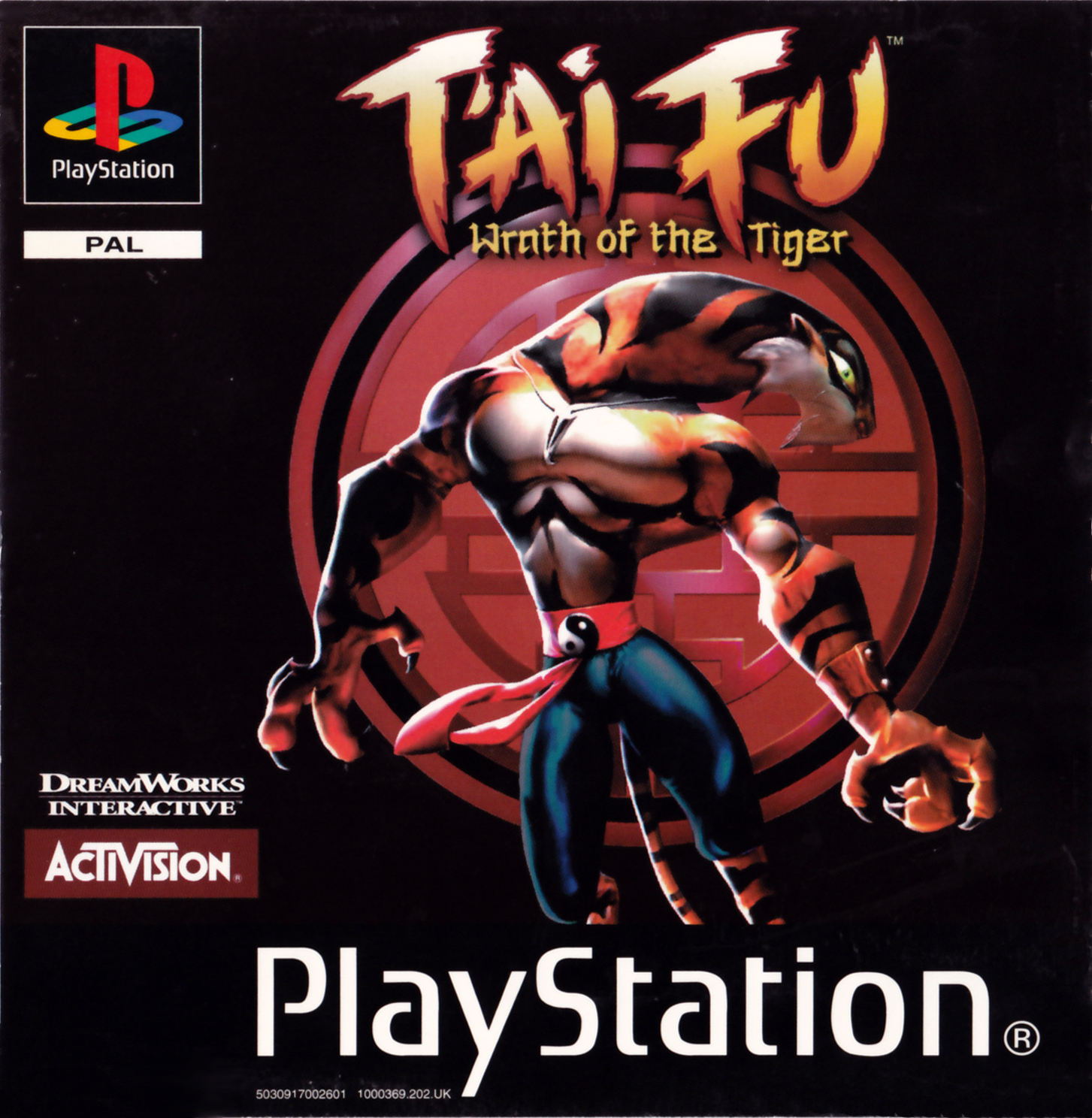 Portada de T’ai Fu - Wrath of the Tiger · PAL Europa