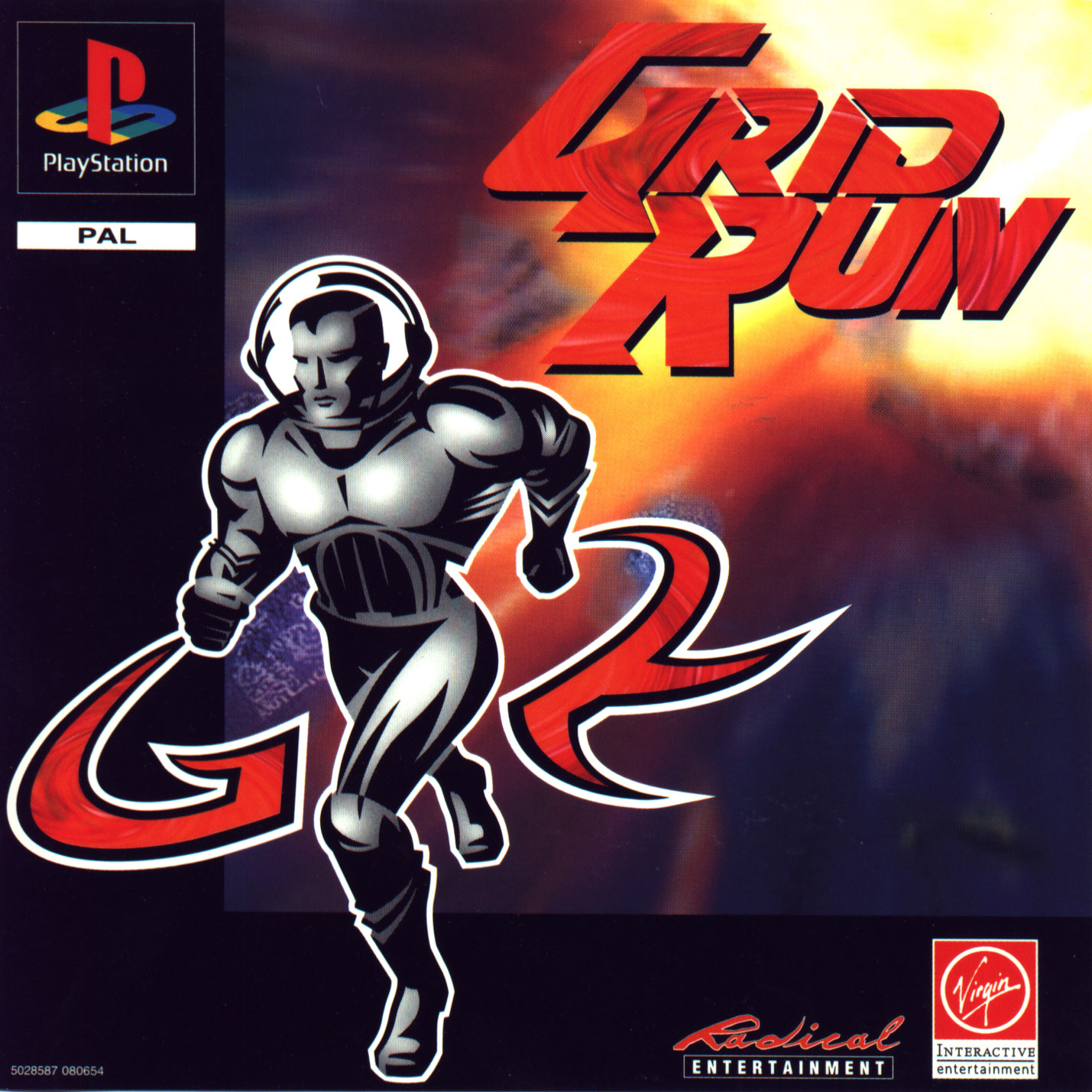 Portada de Grid Run · PAL Europa