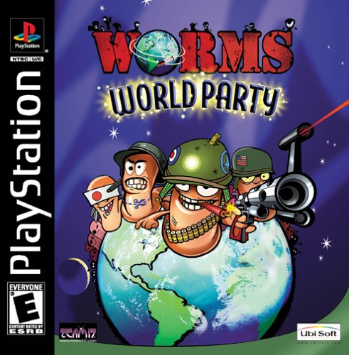 Portada de Worms World Party Estándar para PS1 (US)