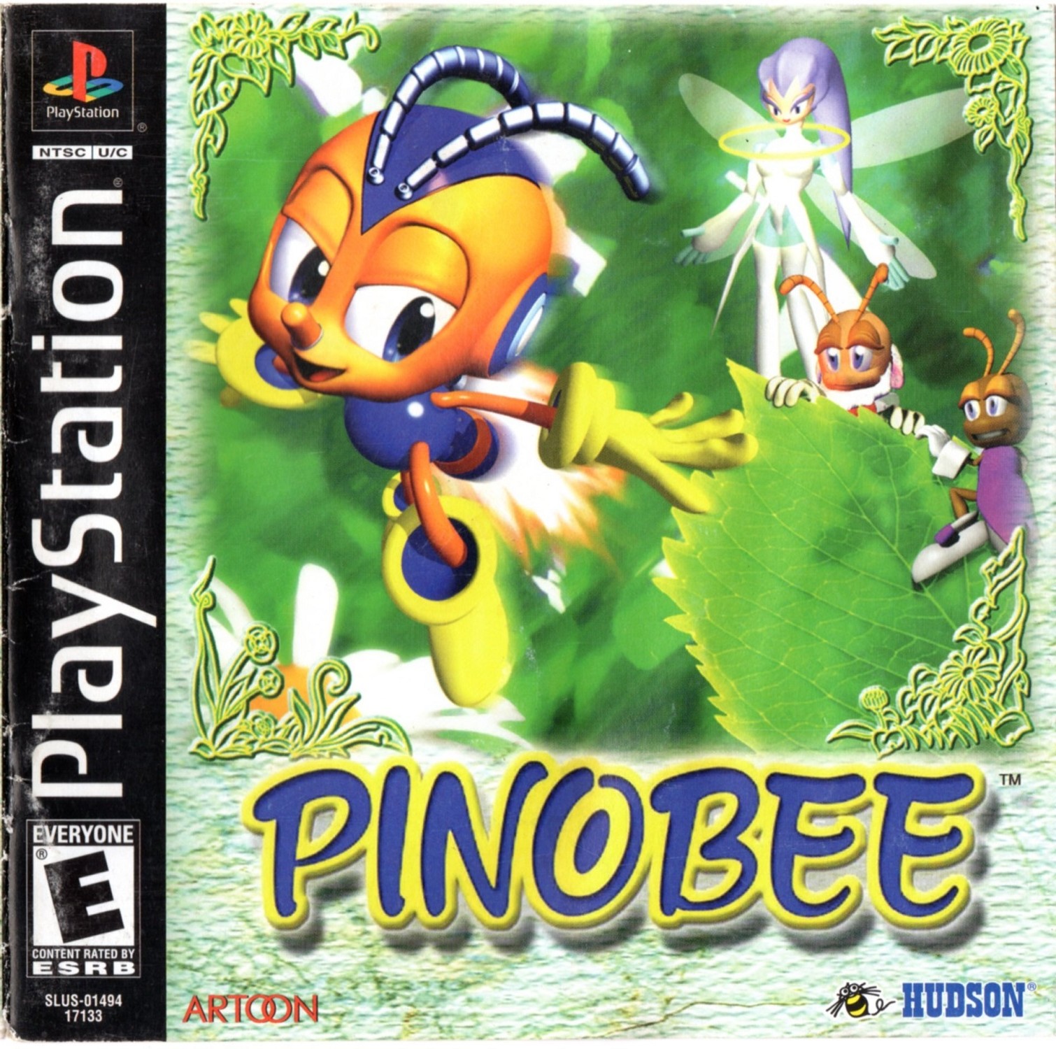 Portada de Pinobee · NTSC USA