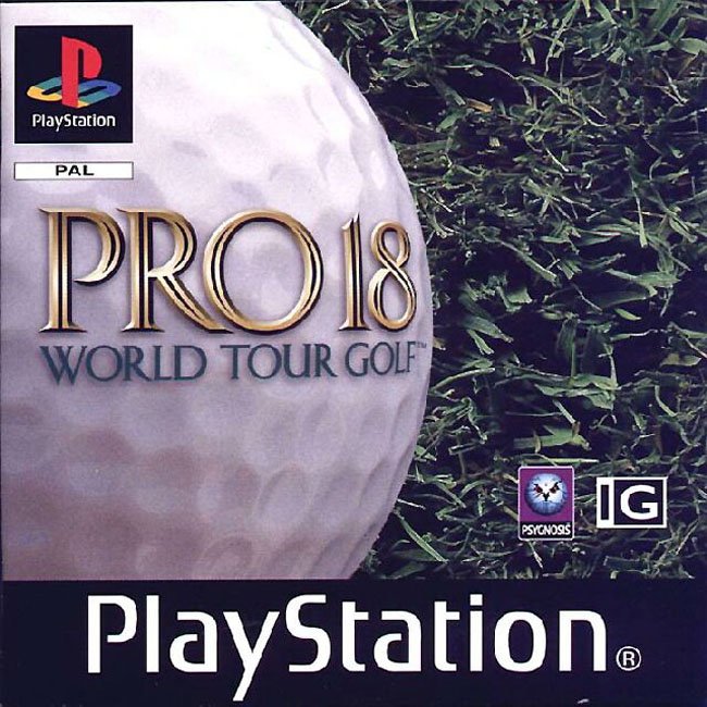 Portada de Pro 18 World Tour Golf · PAL Europa