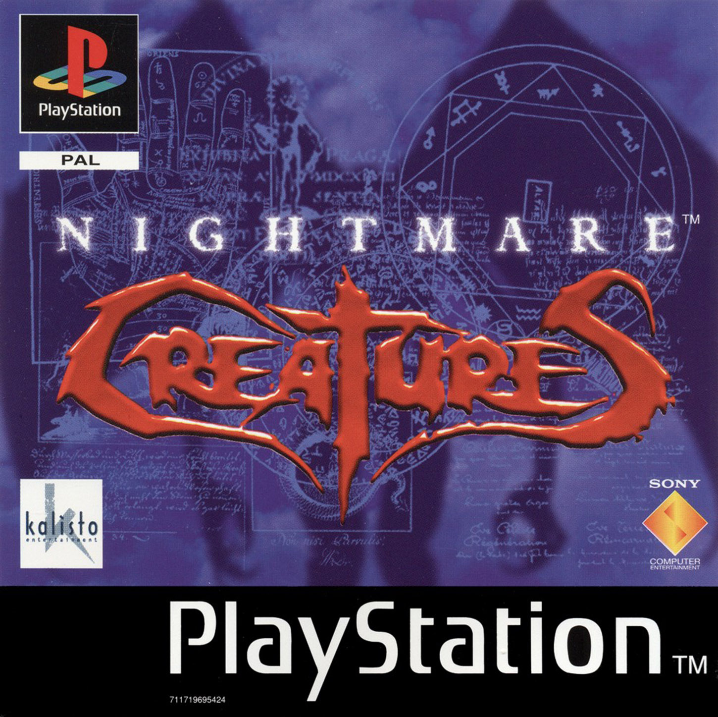 Portada de Nightmare Creatures · PAL Alemania