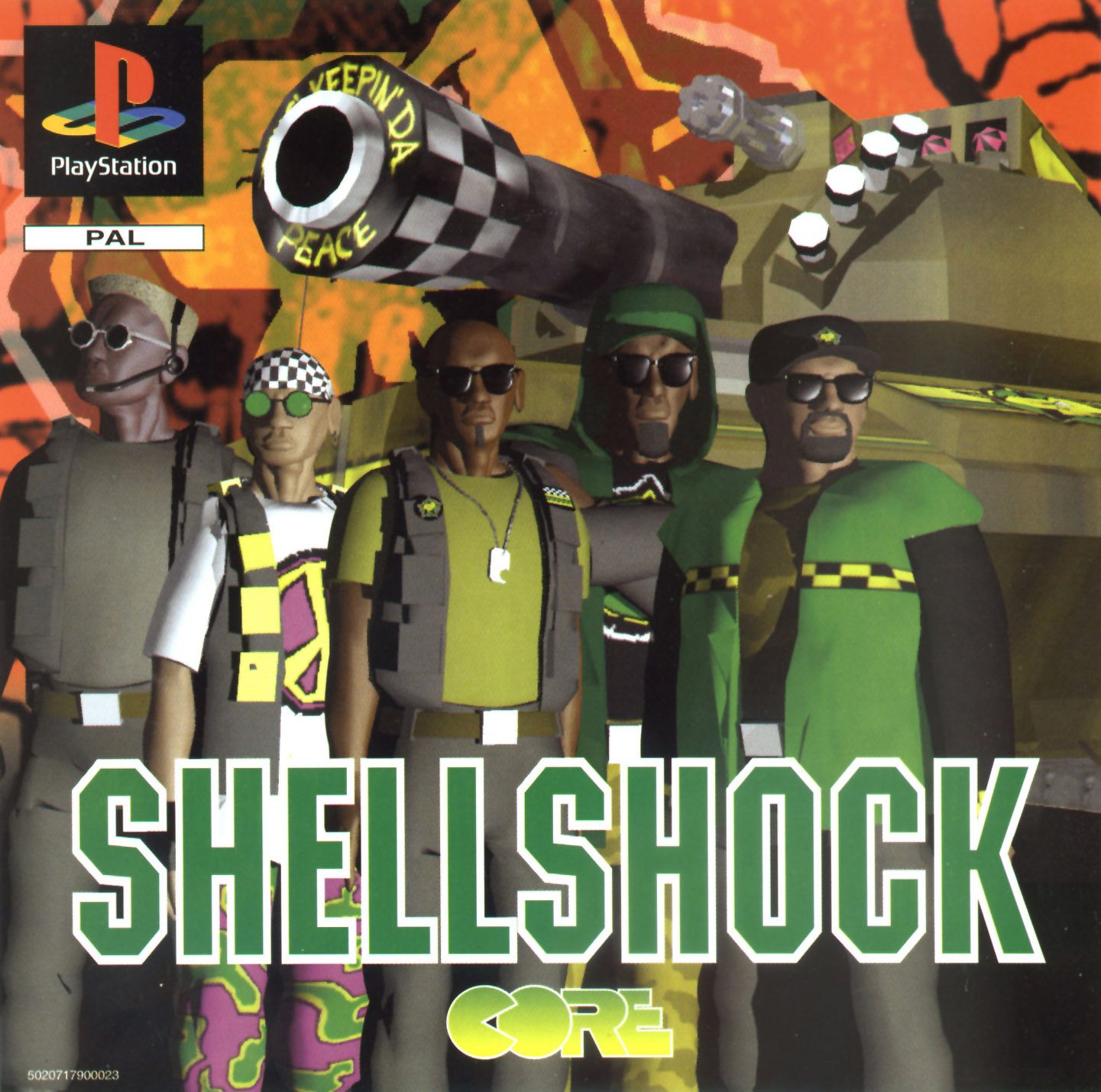 Portada de Shellshock · PAL Europa