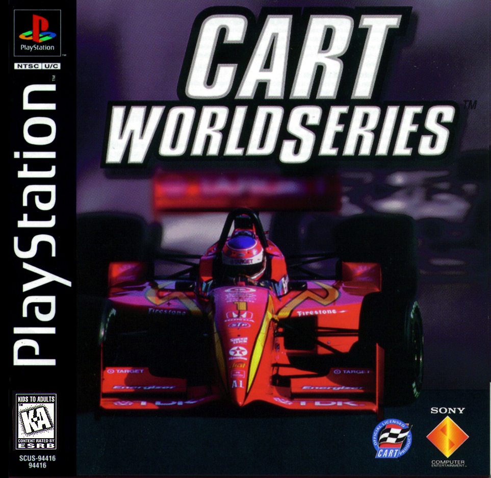 Portada de CART World Series Estándar para PS1 (US)