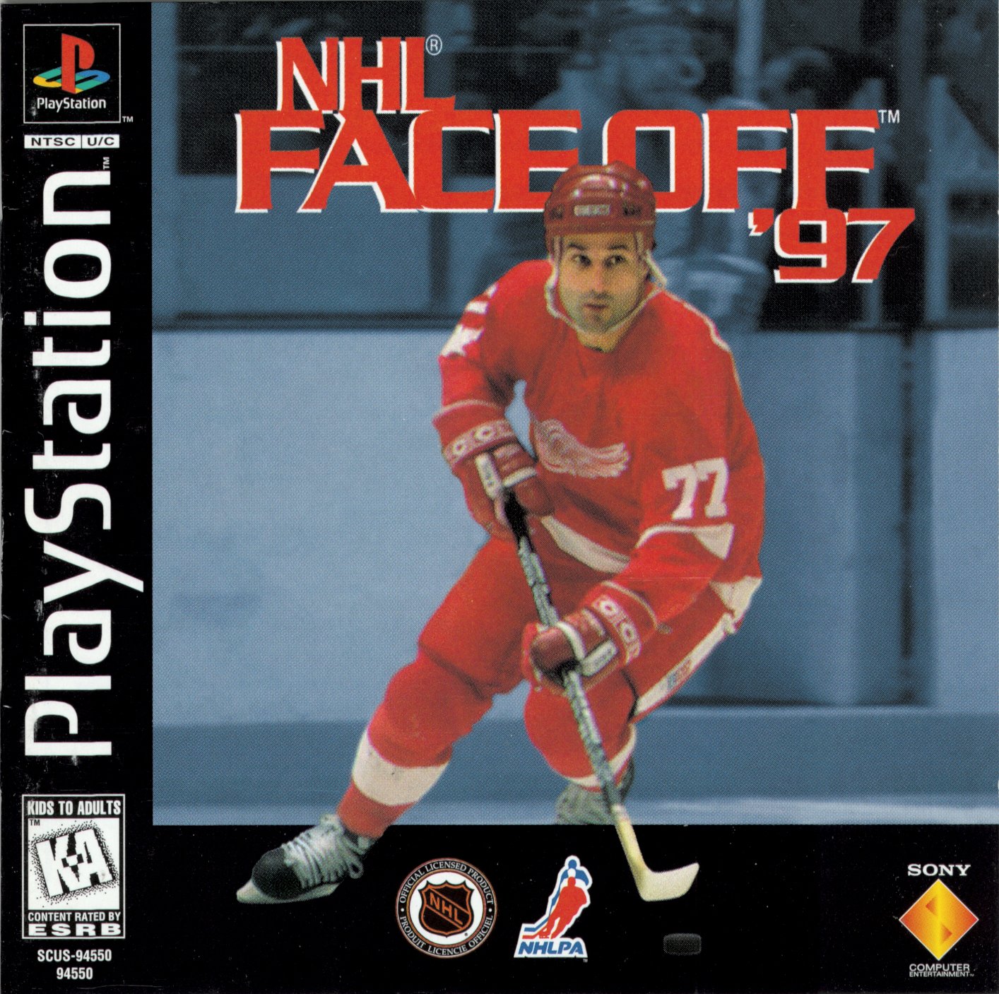 Portada de NHL FaceOff 97 · NTSC USA