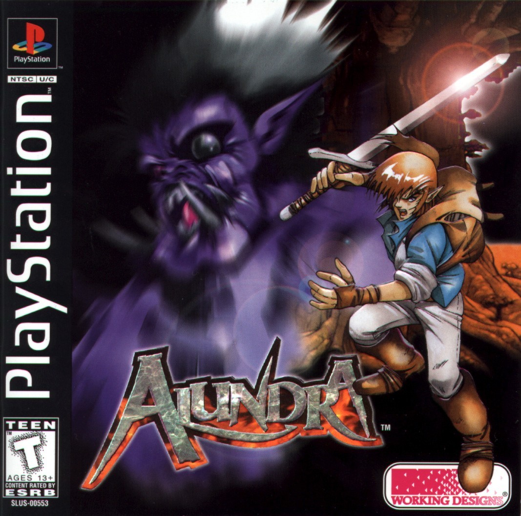 Portada de Alundra · NTSC USA
