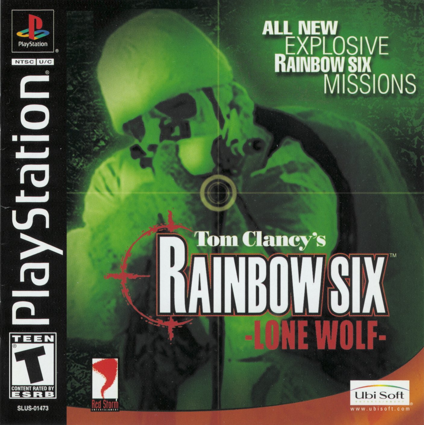 Portada de Rainbow Six Lone Wolf Estándar para PS1 (US)