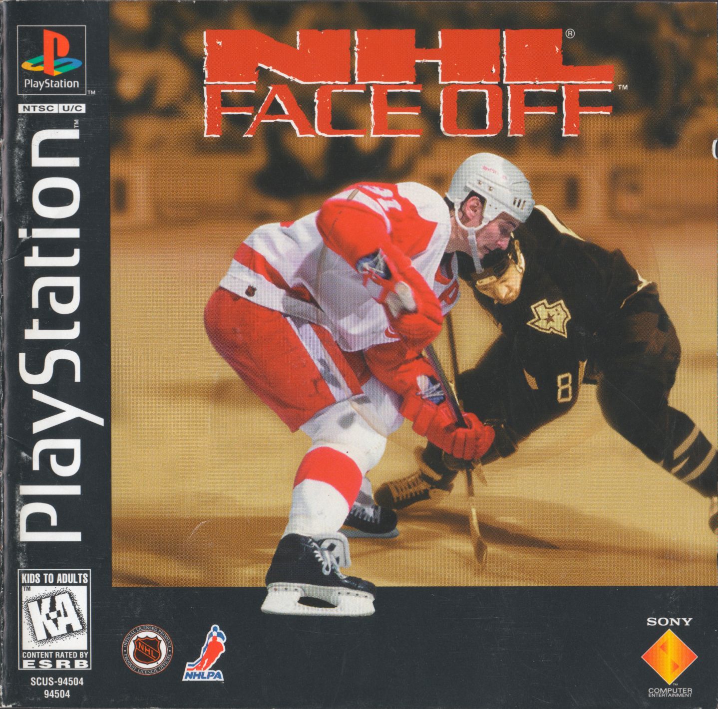 Portada de NHL FaceOff Estándar para PS1 (US)