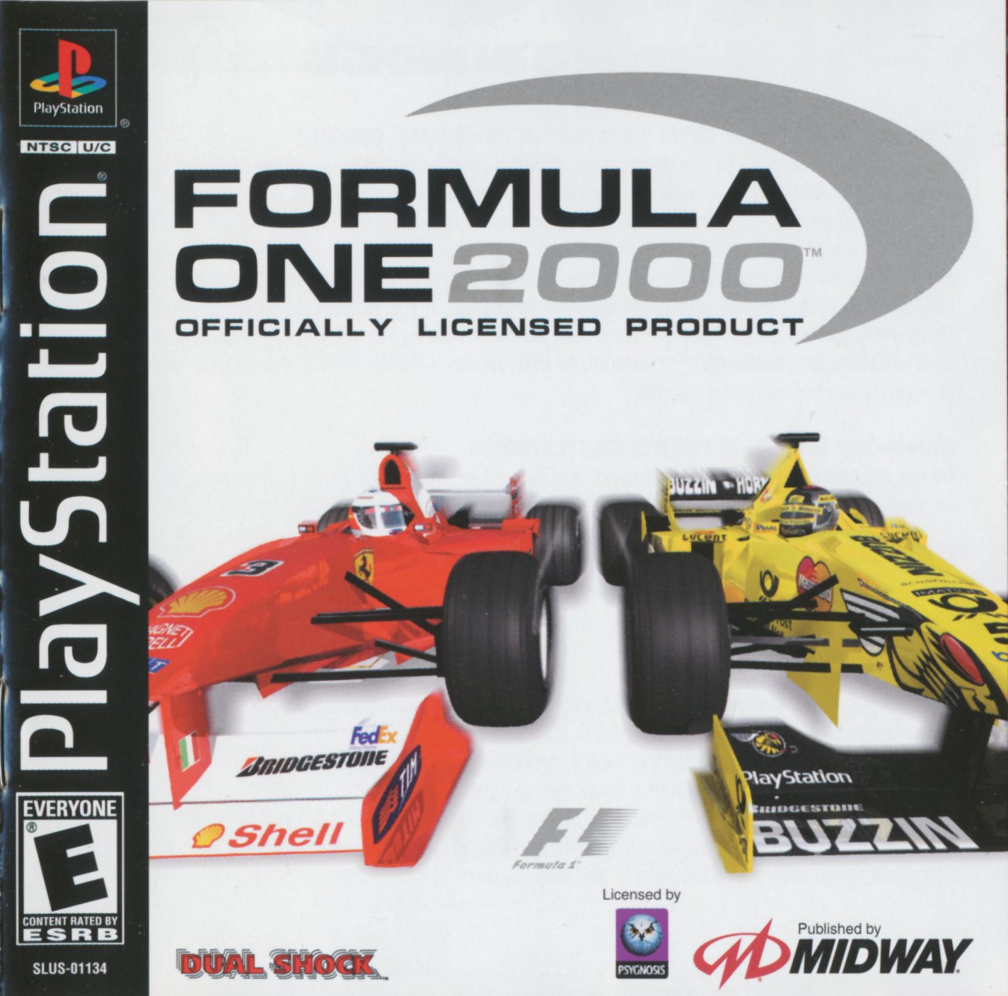 Portada de Formula One 2000 · NTSC USA