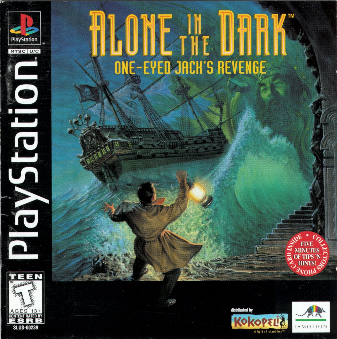Portada de Alone In The Dark One Eyed Jack's Revenge · NTSC USA