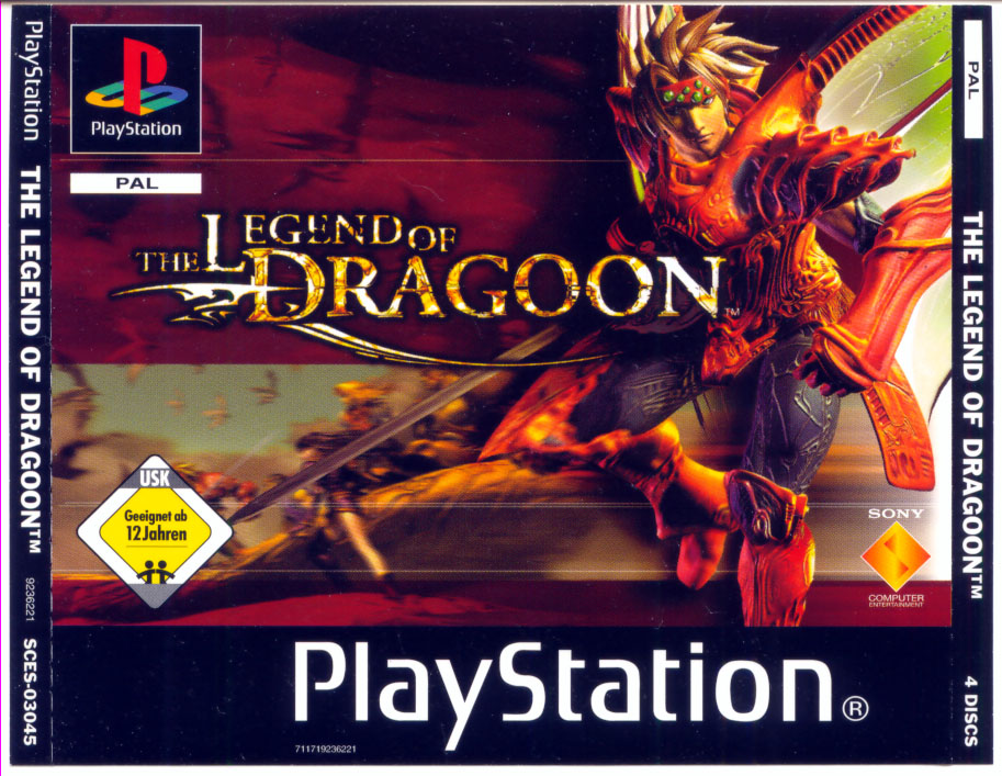 Portada de The Legend of Dragoon · PAL Alemania