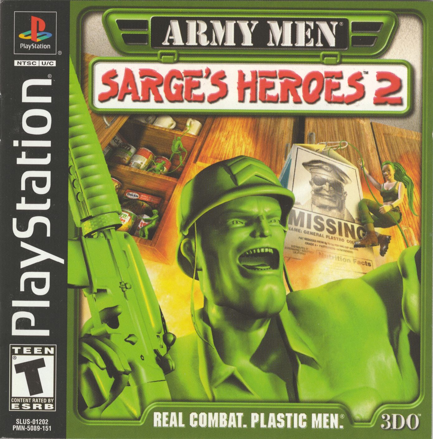 Portada de Army Men Sarge's Heroes 2 · NTSC USA