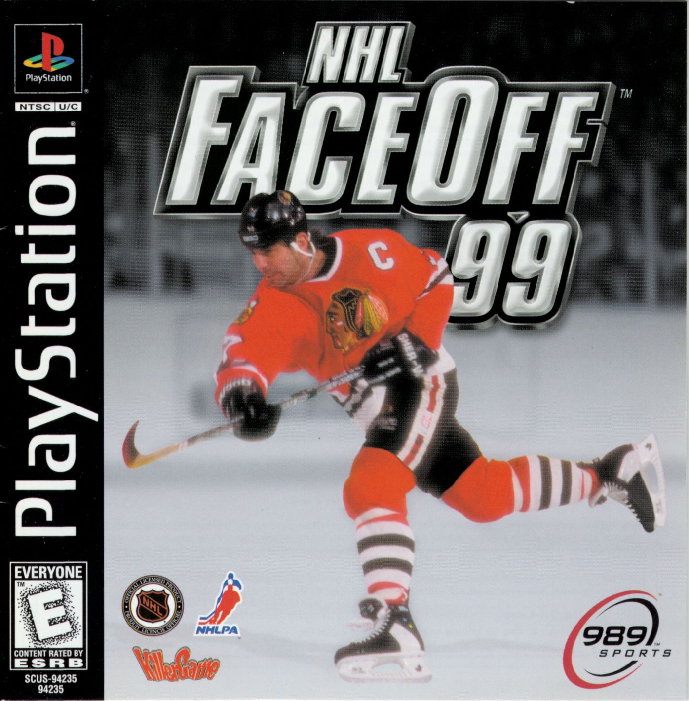 Portada de NHL FaceOff 99 · NTSC USA