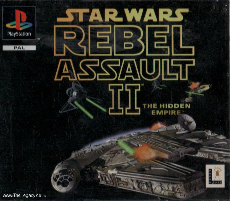Portada de Star Wars - Rebel Assault II - The Hidden Empire · PAL Alemania