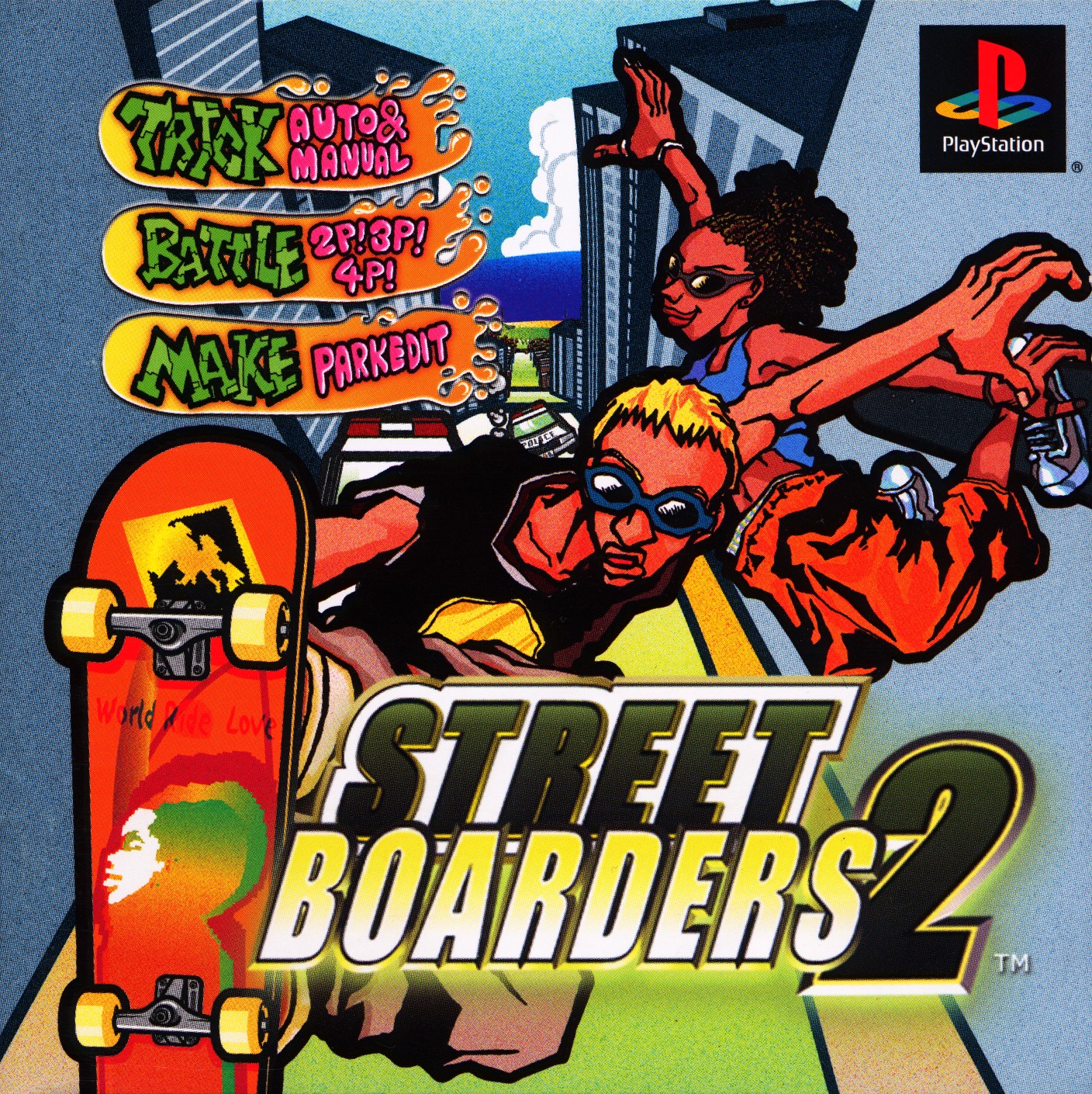 Portada de Street Boarders 2 · NTSC-J Japón