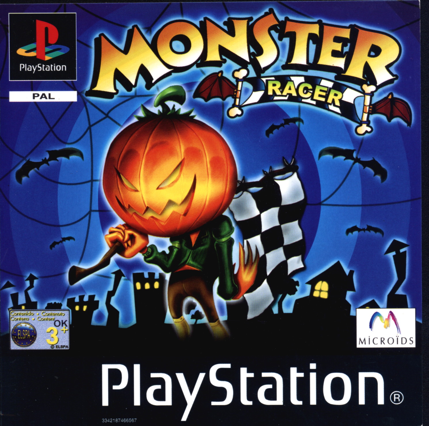 Portada de Monster Racer Estándar para PS1 (Europa)