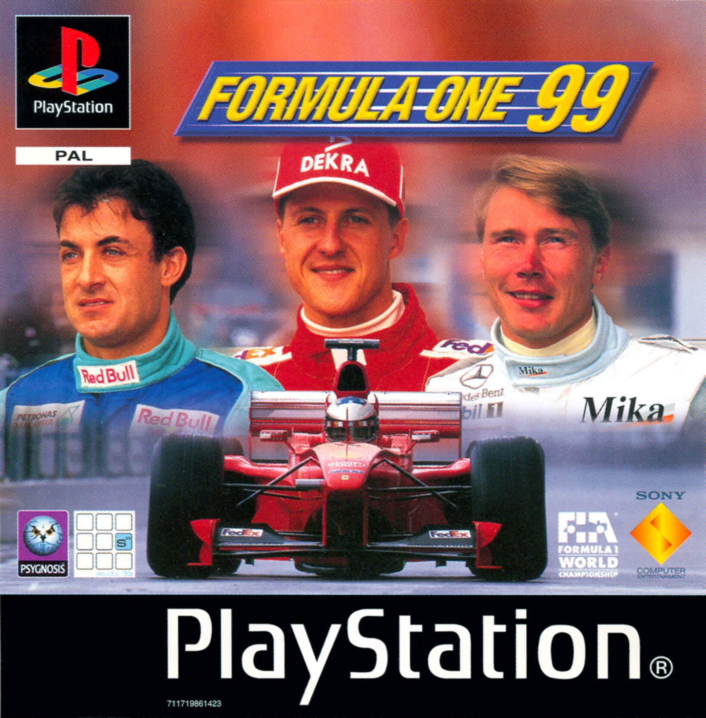 Portada de Formula One 99 · PAL Europa