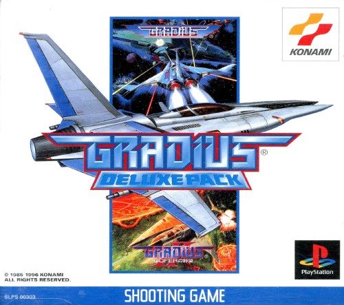 Portada de Gradius Deluxe Pack Estándar para PS1 (JP)
