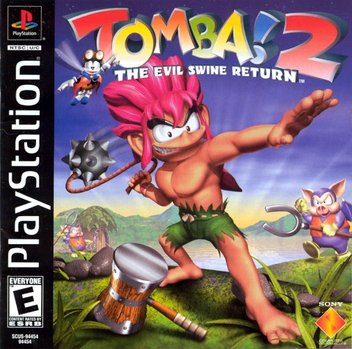 Portada de Tomba 2 The Evil Swine Return · NTSC USA