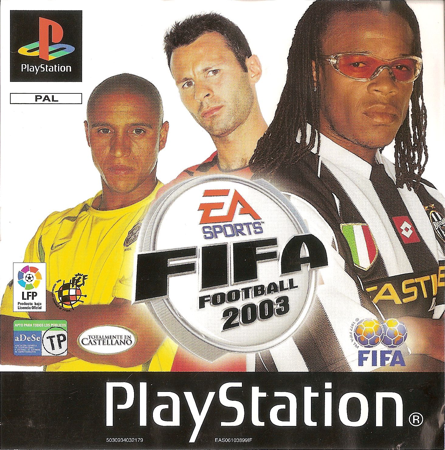 Portada de FIFA Football 2003 · PAL España